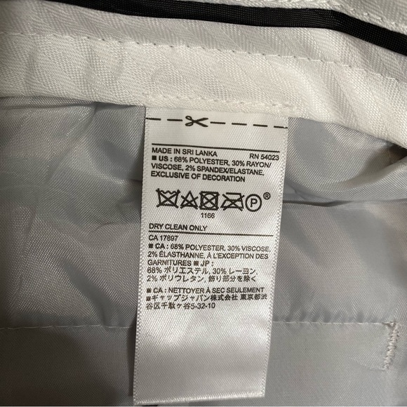 Banana Republic Avery Grey Straight Leg Pants NWT - Picture 8 of 8